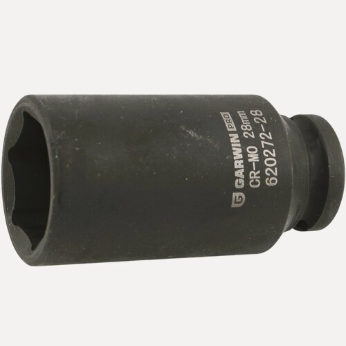 Изображение товара GARWIN PRO 620272-28 Головка, 1/2", 28 мм, торцевая, 6-гранная, ударная, глубокая