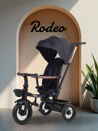 Изображение товара Детский трехколесный складной велосипед MOWBaby MC053 RODEO Black