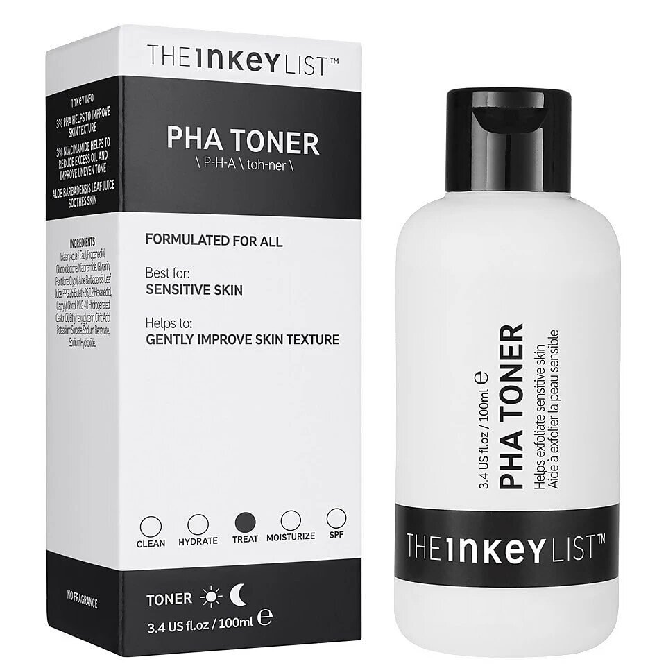 Тонер для лица The INKEY List PHA цветочный аромат
