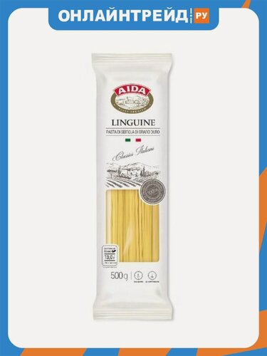 Изображение товара Макаронные изделия Aida Linguine Лапша 500 г
