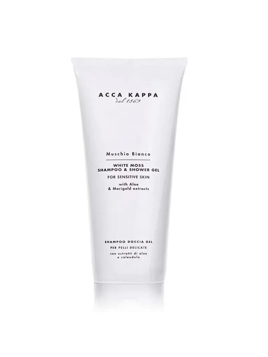 ACCA KAPPA Muschio Bianco White Moss Shampoo & Shower 200 мл