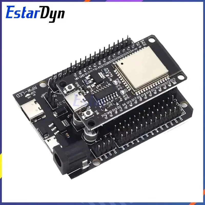 ESP32-DevKitC-32 Estardyn Черный, Expansion Board — фото 1
