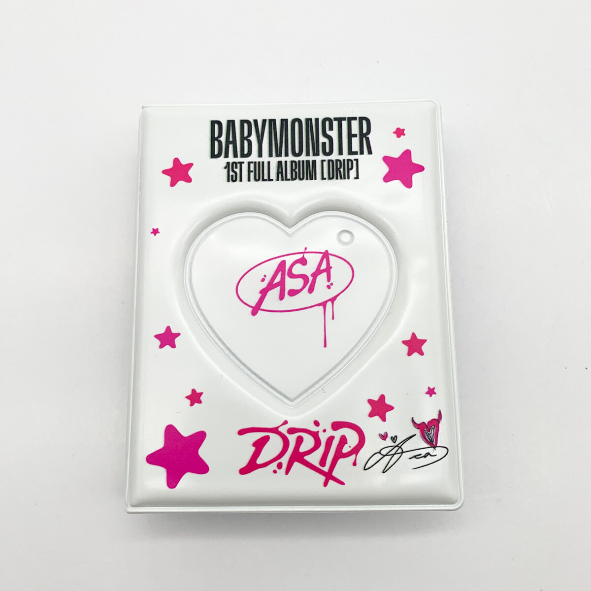Набор из двух мини-карт альбома DRIP возвращения BABYMONSTER — официальные карты для коллекционирования фанатами