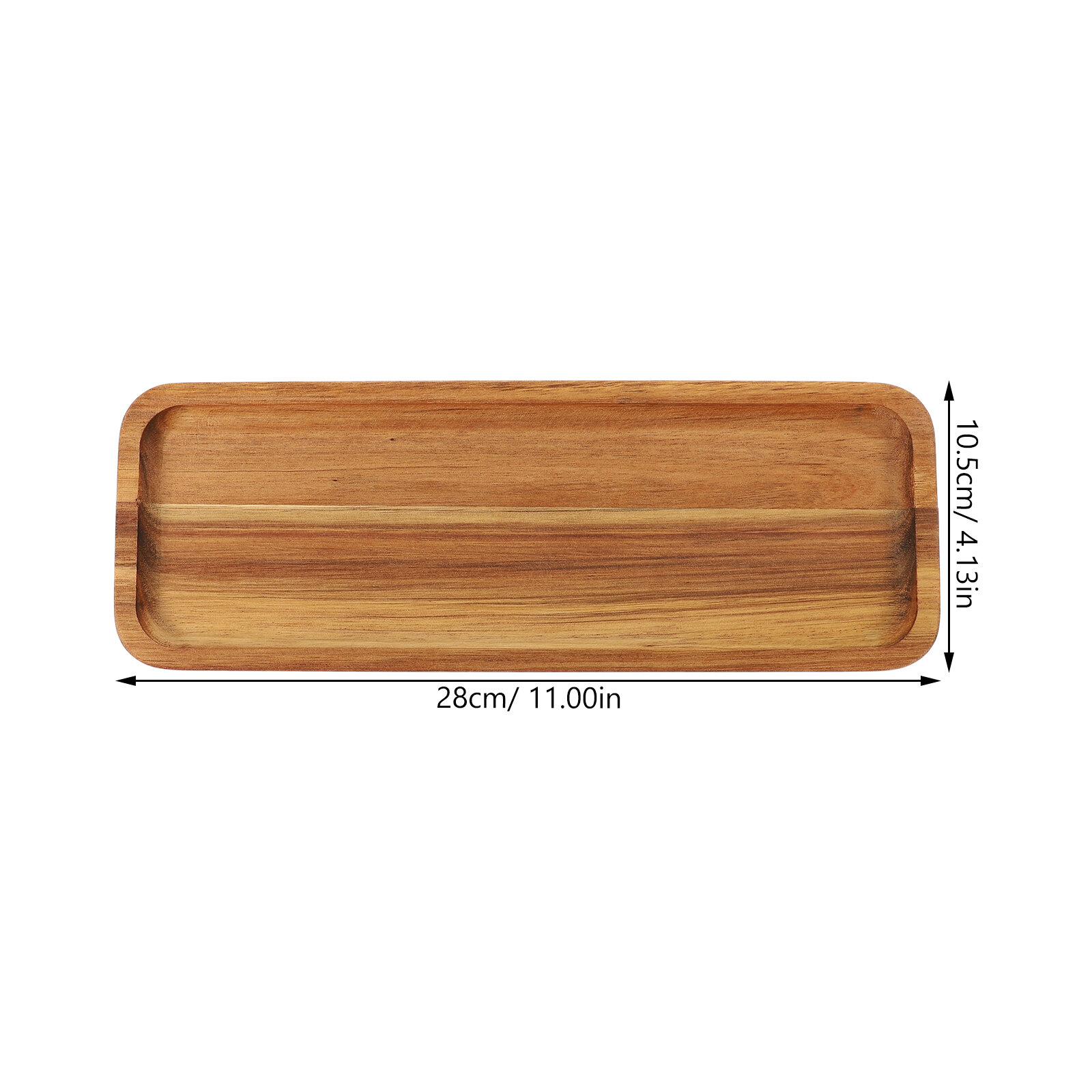 Деревянное Поднос Для Фруктов И Сладостей Размер 28X10.5X1.5Cm