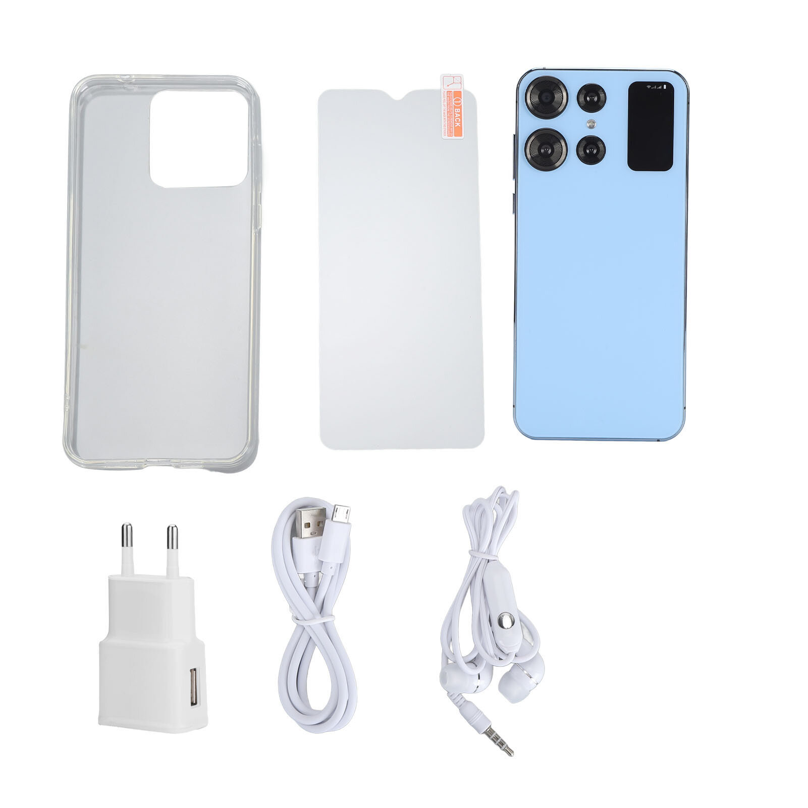 Смартфон Note40+ 6,5 дюйма UHD, Android 13.0, 4/64 ГБ, две SIMкарты, камеры 5 и 13 Мп, аккумулятор 6