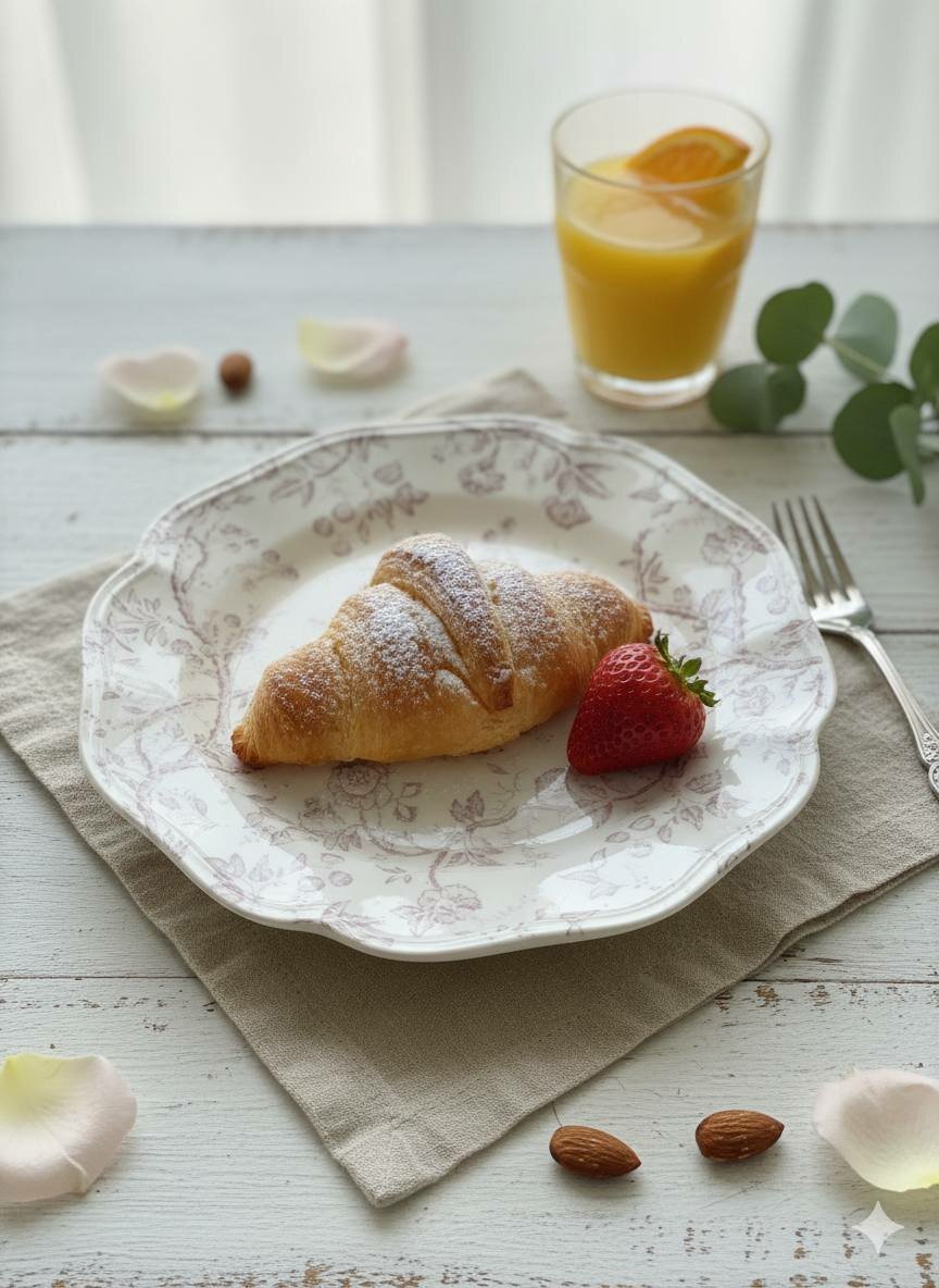 Тарелка обеденная керамическая «Розовая нежность» 27 см для красивой сервировки стола