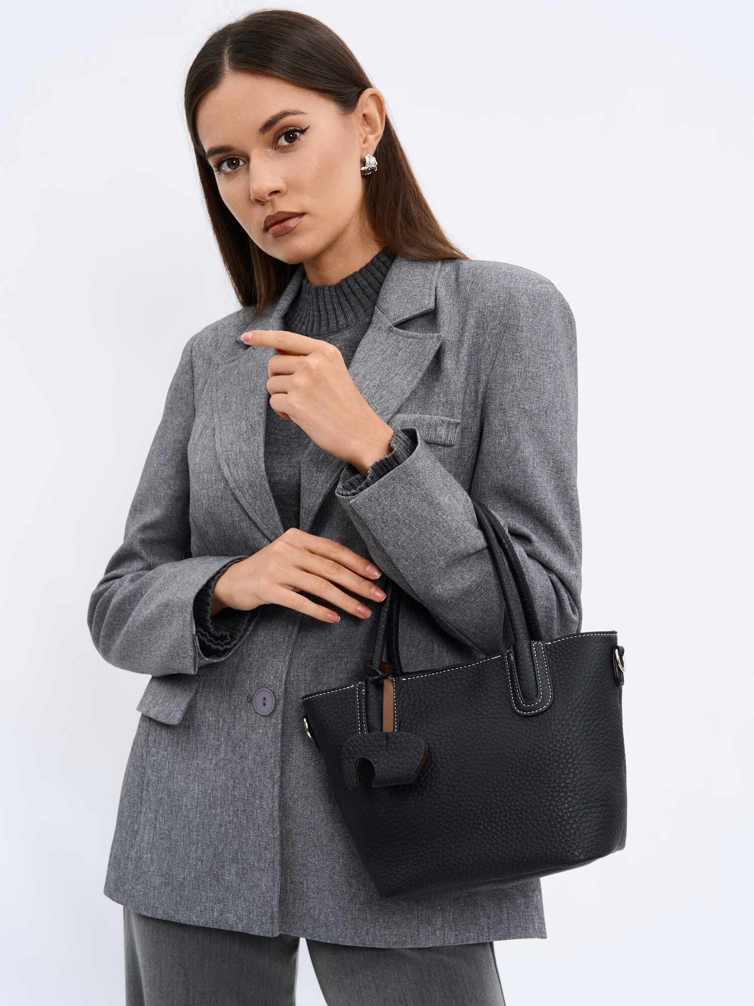 Сумка тоут OSA MINUA, черный — фото 1