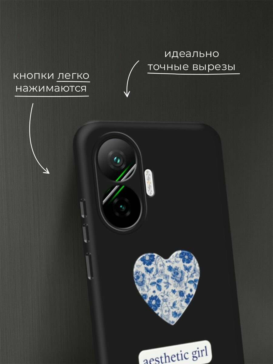 Чехол на Poco F7 / Поко F7 с принтом Aesthetic girl 2 — фото 1