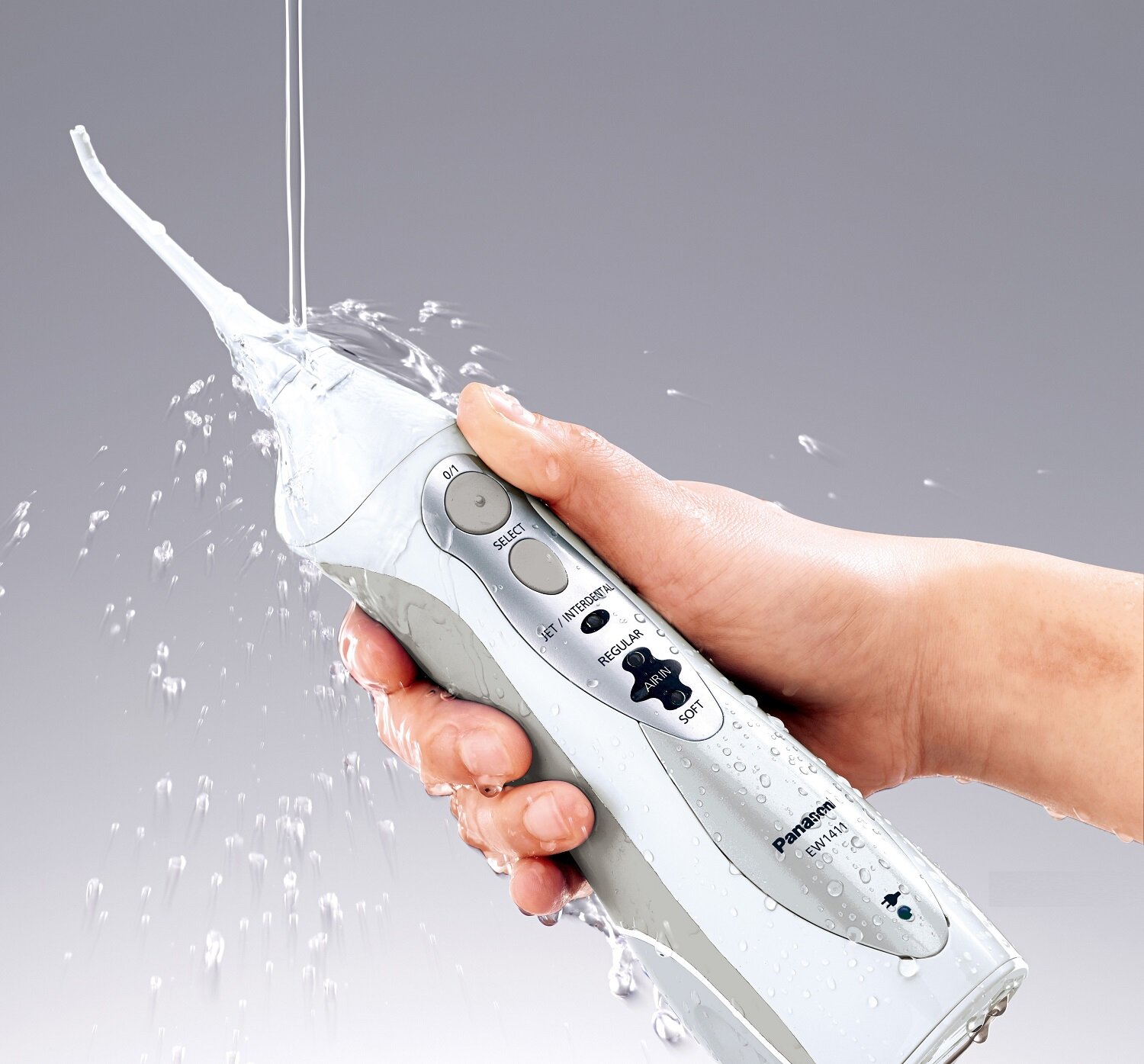 Портативный ирригатор для полости рта Panasonic, 130 мл, серый