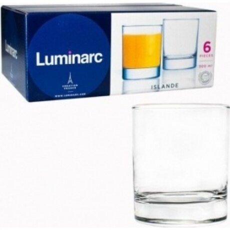 Набор стаканов исландия 6шт 300мл низкие LUMINARC J0019