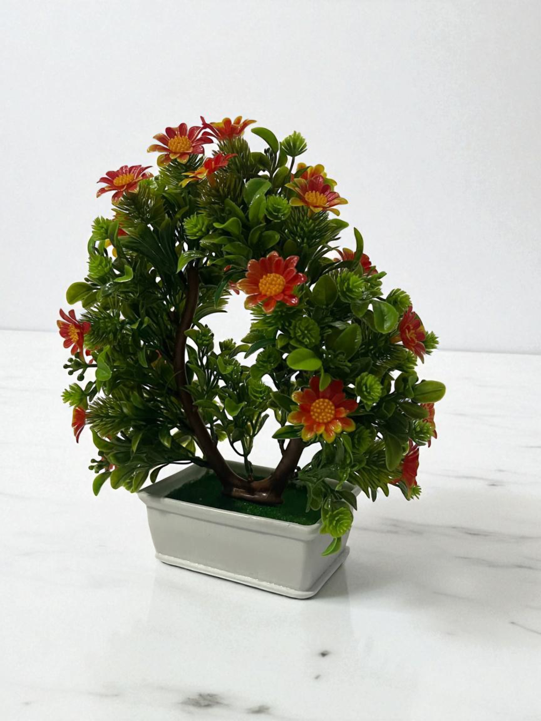 Искусственные цветы в горшках Н-84, высота 25-30 см, декор для дома