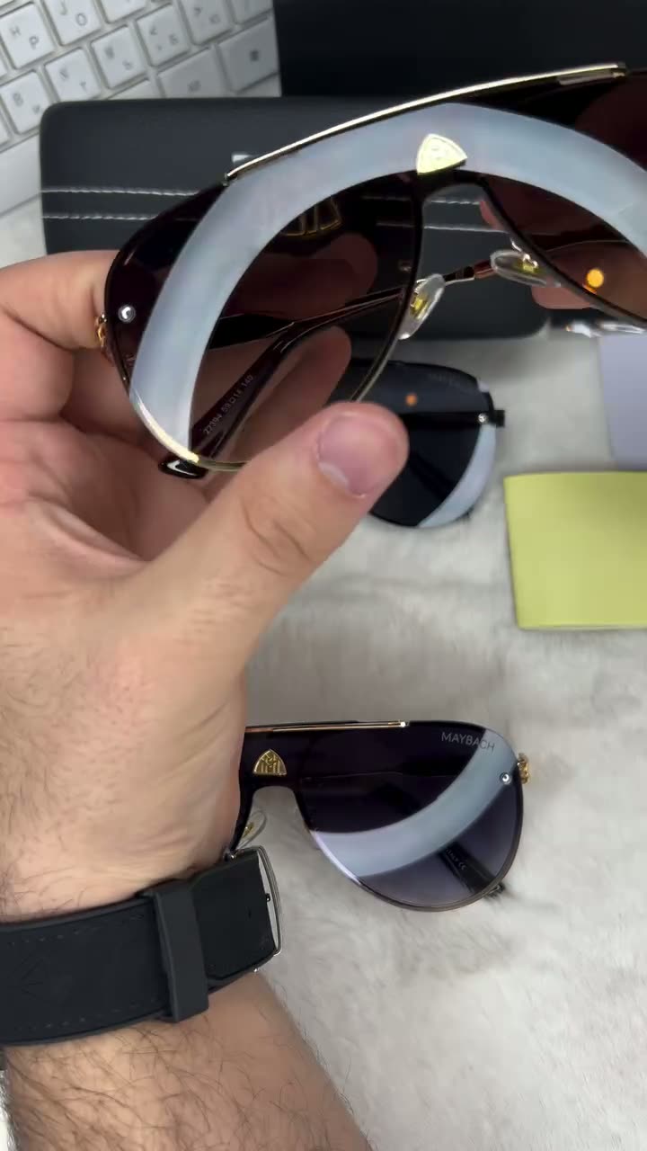 Солнцезащитные очки MAYBACH, золотистый — фото 1