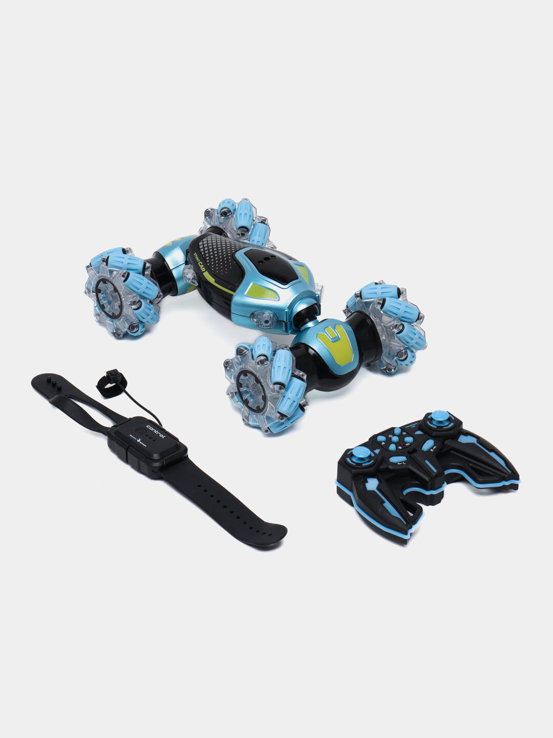 Машинка на радиоуправлении Transform Stunt и сенсорном браслете управления — фото 1