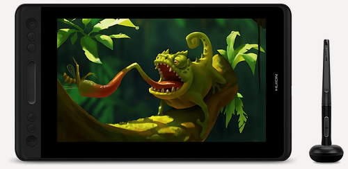 Изображение товара Интерактивный дисплей HUION KAMVAS PRO 13 с подставкой, черный