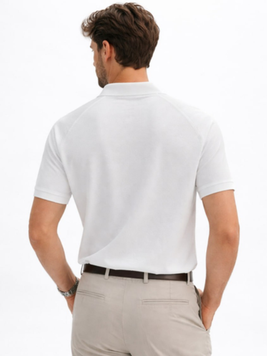 Поло 1, 1 шт., размер M, white — фото 1