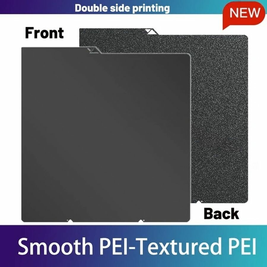 Пластина PEI для Anycubic Kobra S1 Black smooth