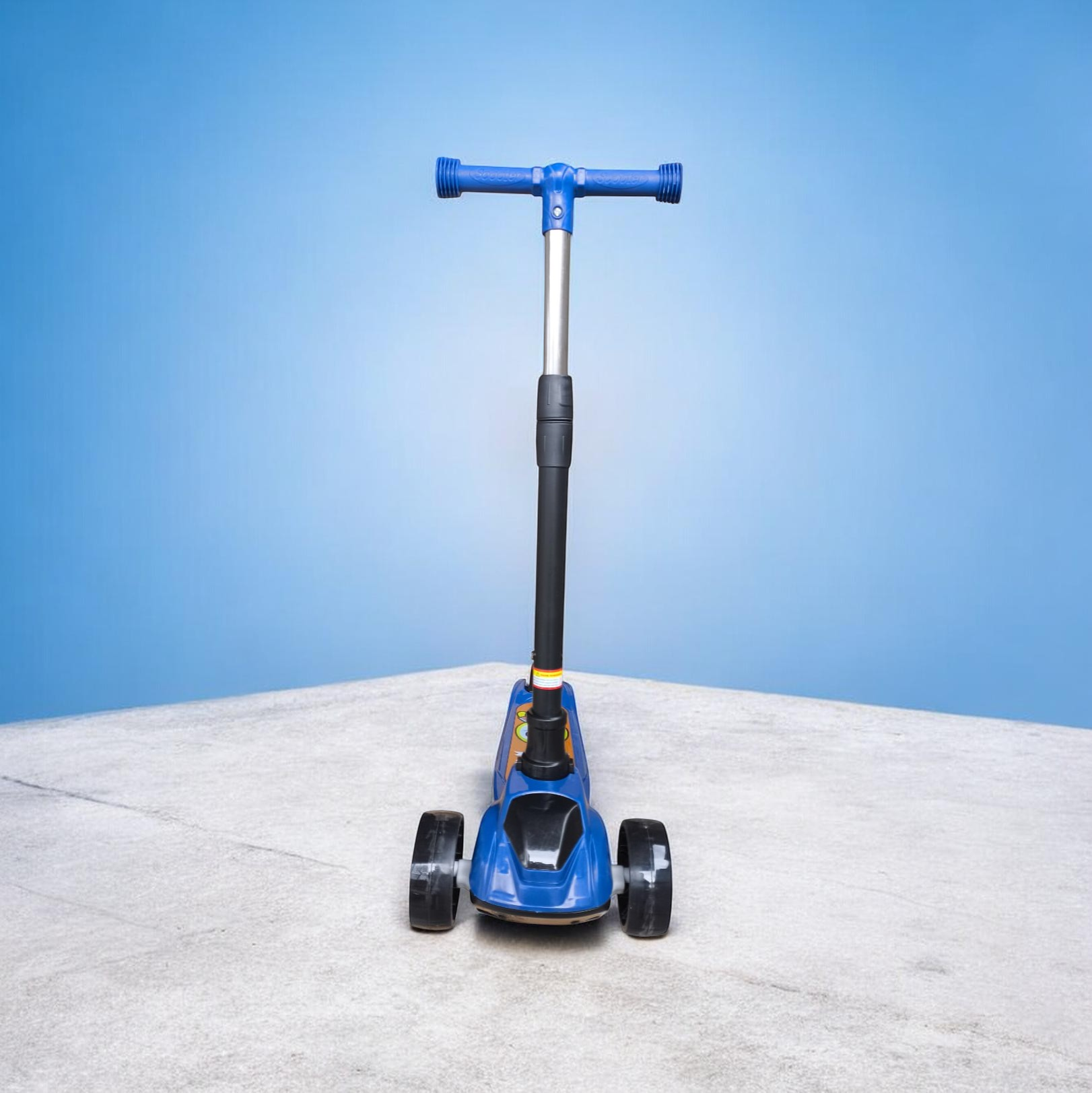 Самокат детский трёхколёсный, с музыкой и светом