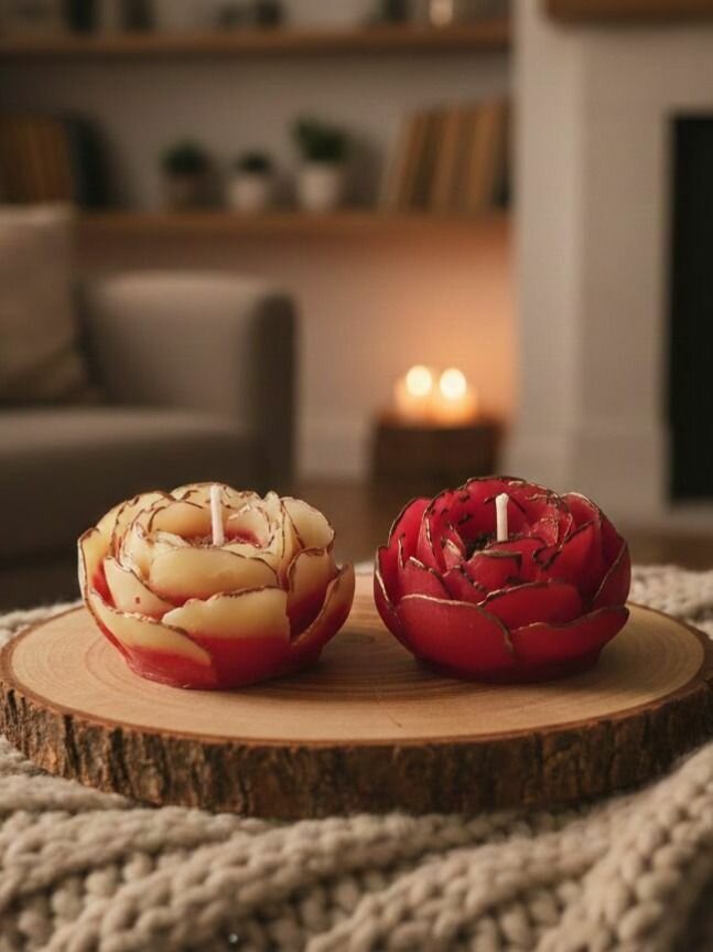 Набор свечей "Лютики" 2шт.