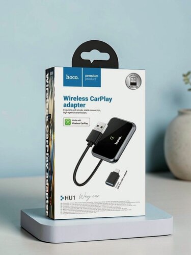 Изображение товара Беспроводной адаптер CarPlay Hoco HU3