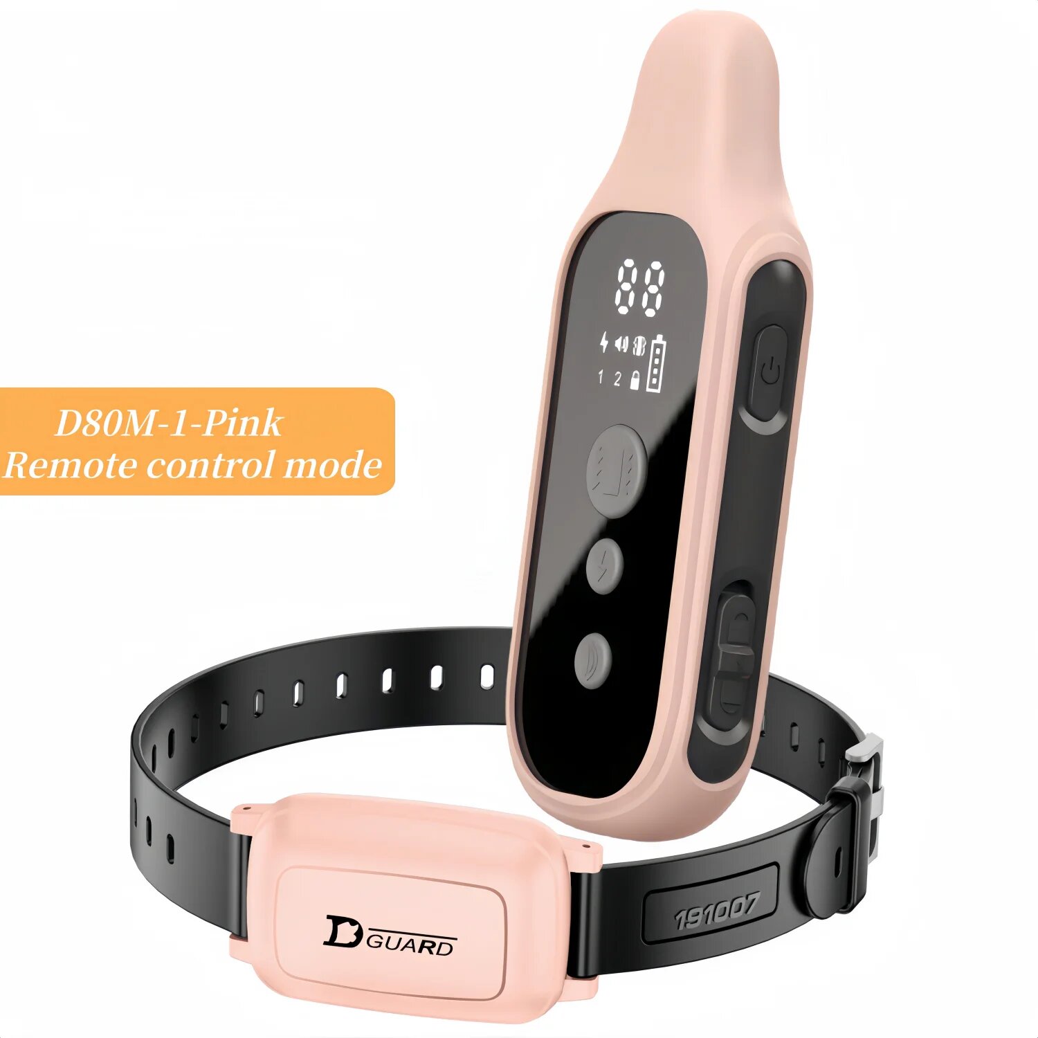 Ошейник для собак D80M-Pink с дистанционным управлением