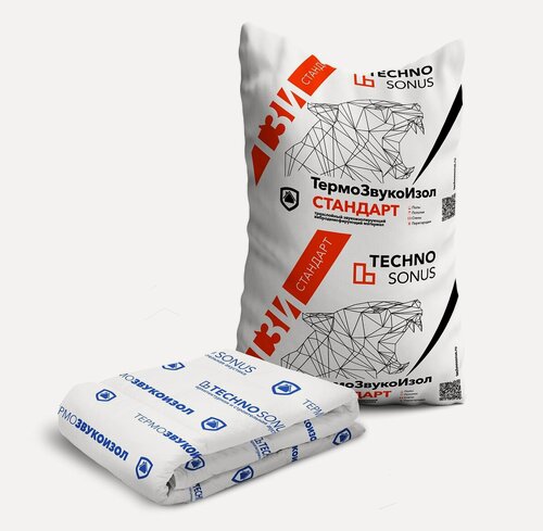Изображение товара Шумоизоляция ТехноСонус "ТермоЗвукоИзол" Стандарт 10м х 1,5м х14мм, 15м2