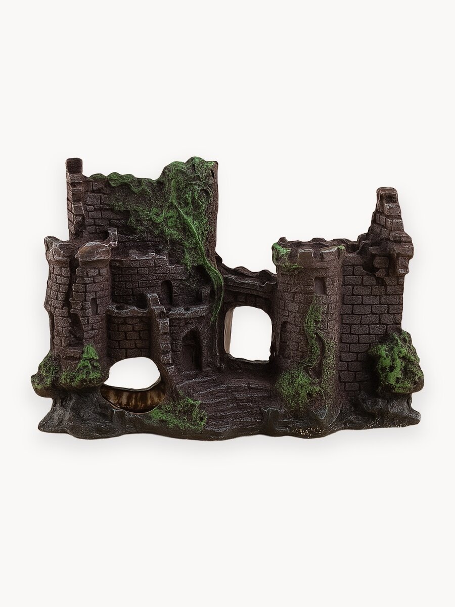 Декорация для аквариума Крепость, для аквариума и флорариума, D'Mari