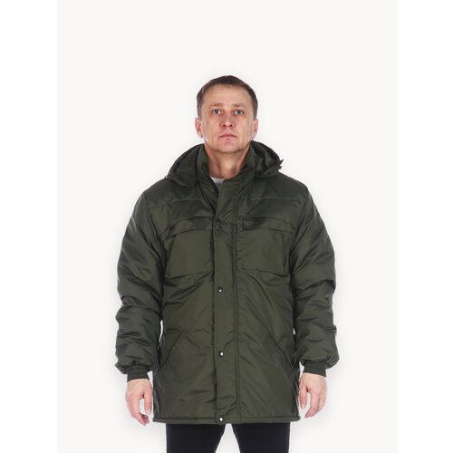 Восток-текс / Куртка мужская демисезонная с капюшоном удлиненная Дюспо большого размера