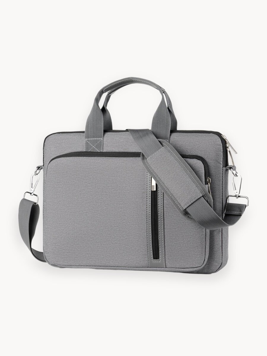 Сумка MORUSSI для ноутбука, 17,3 дюйма, серая, оксфорд, крепление на тележку