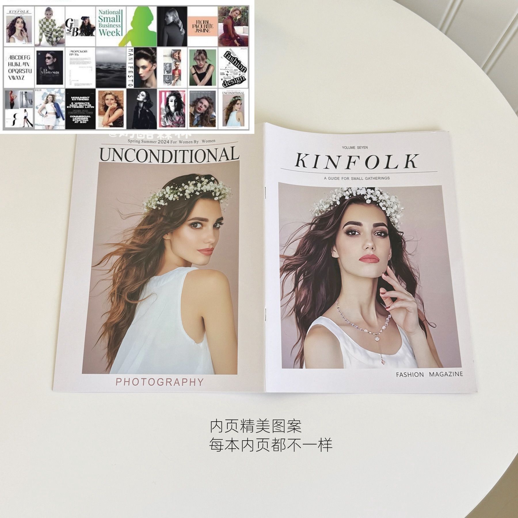 Kinfolk Model декоративная книга реквизит для фото декор для шоурума setup сцены для дома интерьерный дизайн