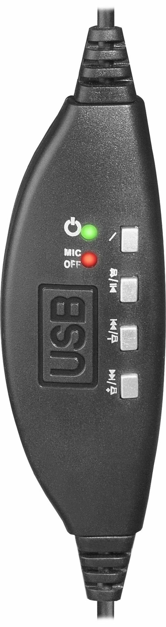 Компьютерные наушники Defender Gryphon 750U USB, проводные 1.8 м, черный — фото 1