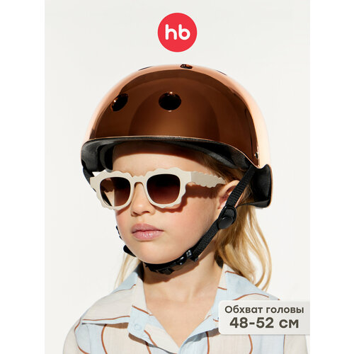 50054, Шлем велосипедный детский Happy Baby MADDY защитный для роликов и самоката, обхват головы 48-52, красный