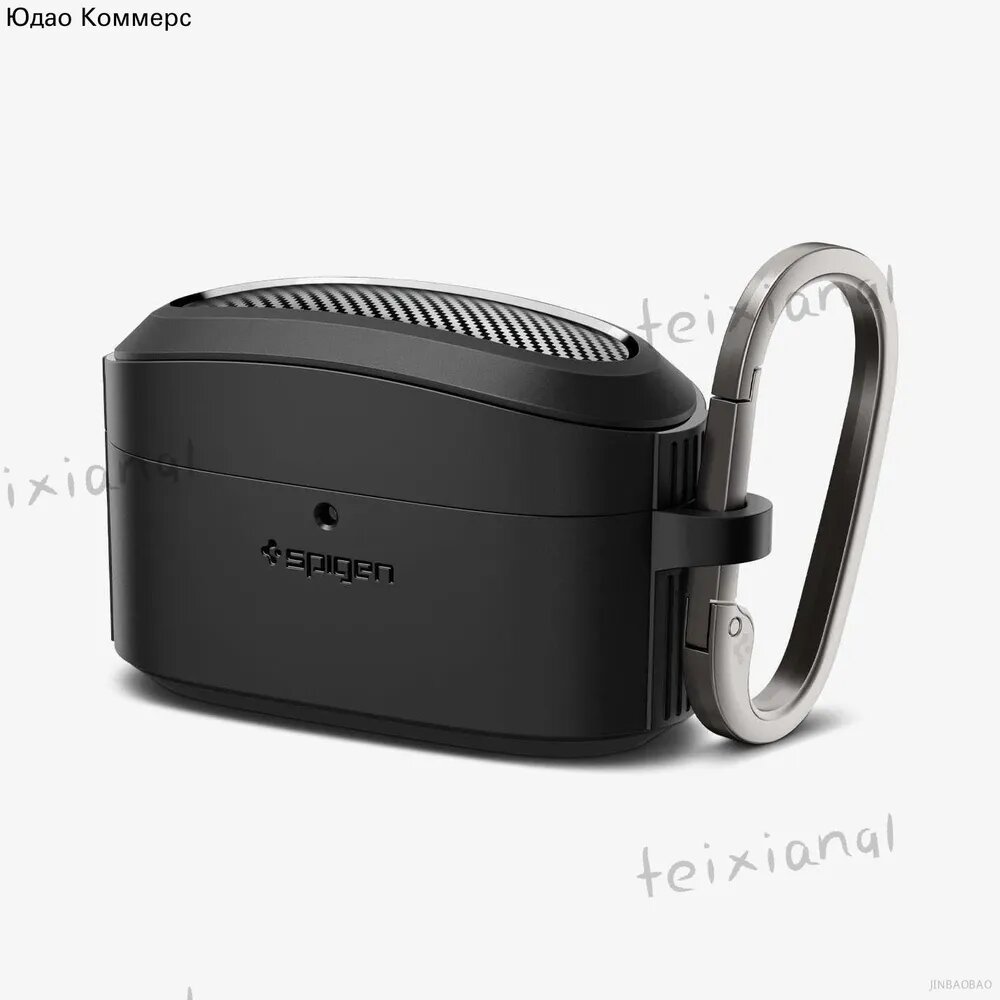 Чехол Spigen Rugged Armor для наушников Sony WF-1000XM5 черный противоударный