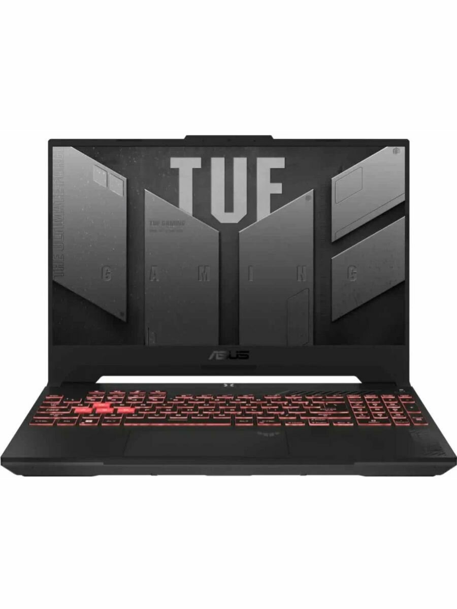 Ноутбук Asus TUF Gaming A17 FA707NUG-HX182 (Ryzen 7 7445HS/16Gb DDR5/SSD512Gb/NVIDIA GeForce RTX4050/17.3/noOS/grey) (90NR0EF5-M00AX0)