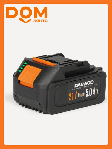 Изображение товара Аккумуляторная батарея DAEWOO DABT 5021Li, Li-Ion, 21В, 5Ач, слайдер