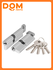Цилиндровый механизм (AX202/80) AX2002Knob80 (30+10+40) CP хром с вертушкой