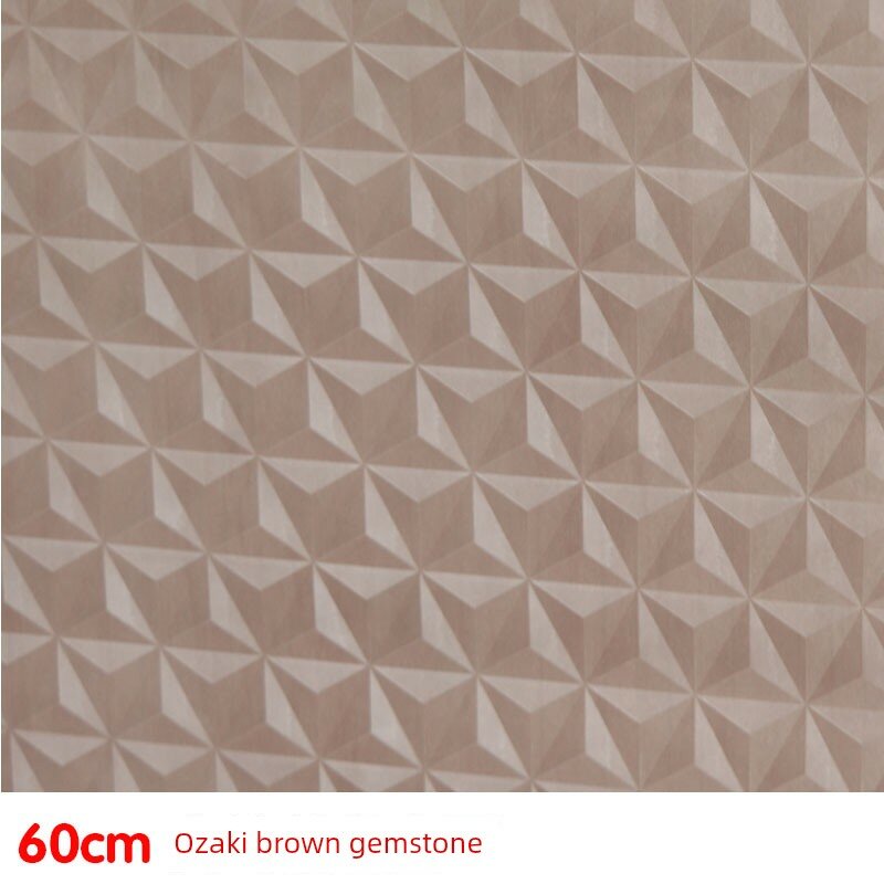 Коричневый камень стеклянная пленка для окон, 60x1000 см солнцезащитная приватность матовая наклейка,