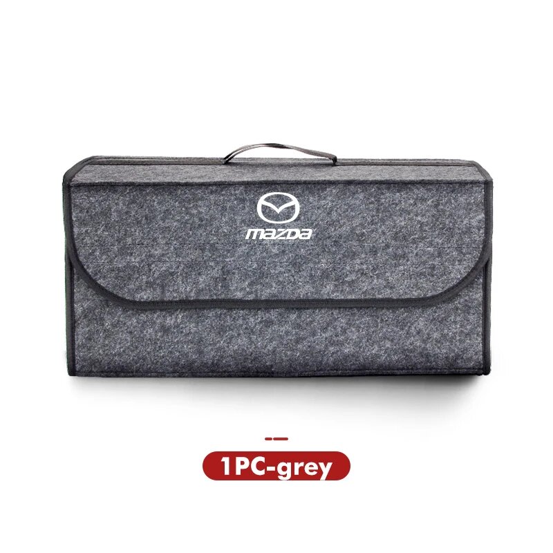 Автомобильный органайзер в багажник Mazda, серый, MAZ-03W-L-grey-1PCS