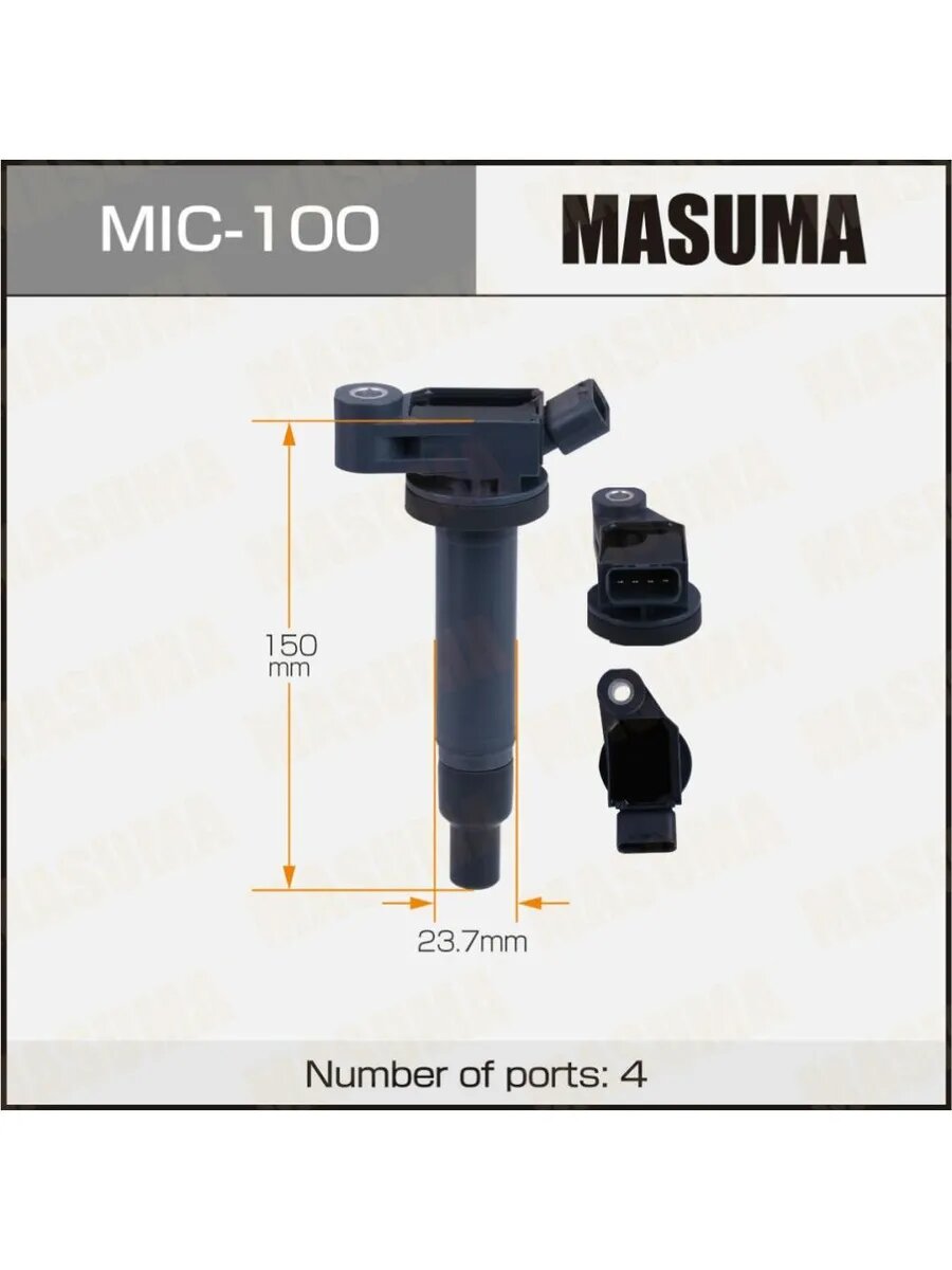 Катушка зажигания для а/м Toyota Camry (V30) 01-06; Lexus, арт. MIC100