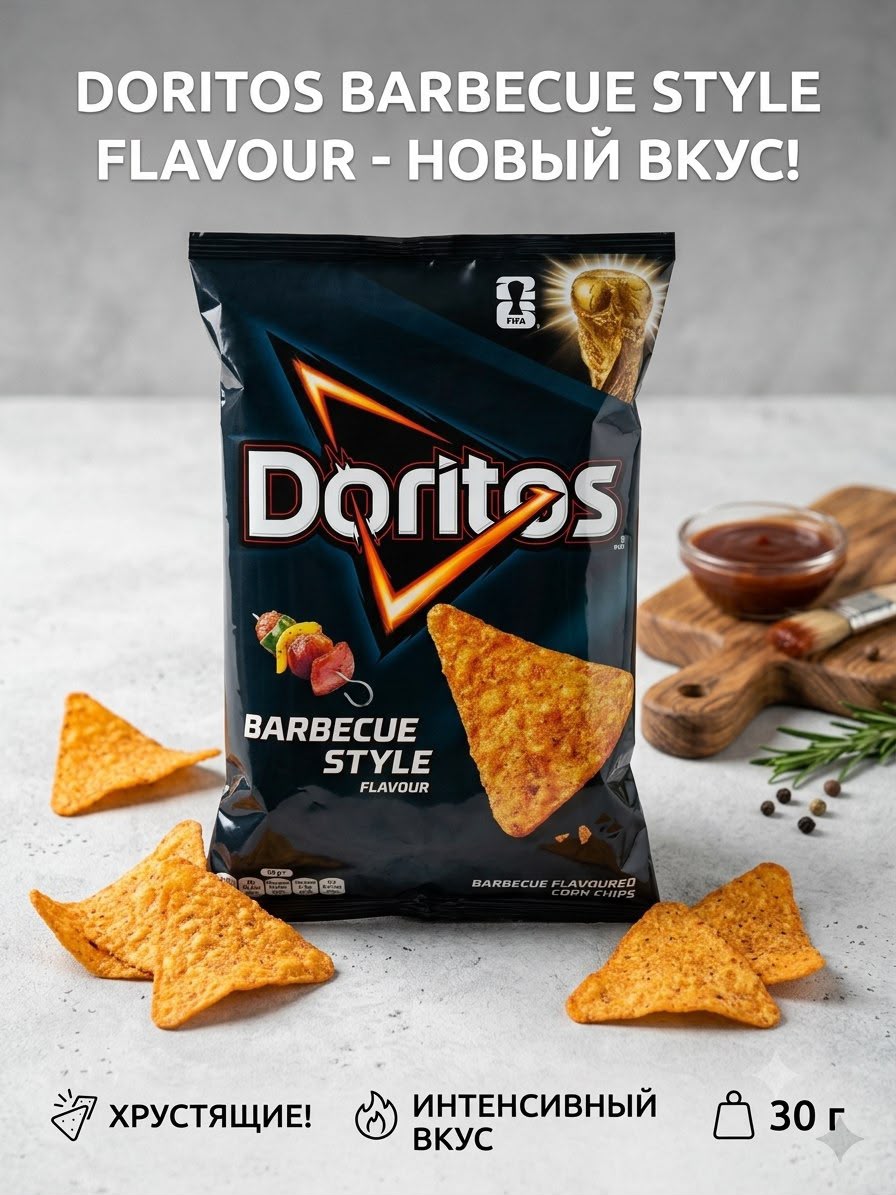 Чипсы Doritos Barbecue Style 100 г