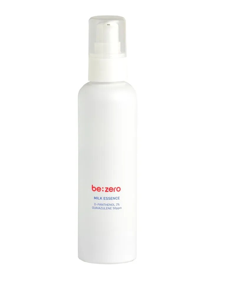 Derma Factory be; zero MILK ESSENCE - Гипоаллергенное успокаивающее молочко-эссенция с пантенолом и гвайазуленом (150 мл)