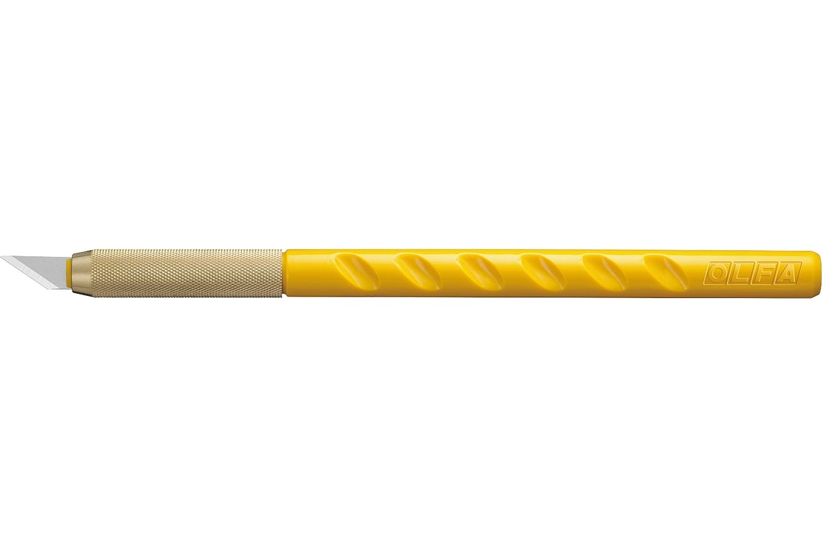 Нож OLFA с перовым лезвием, 6 мм, профессиональный {OL-AK-1/5B} (1 шт)