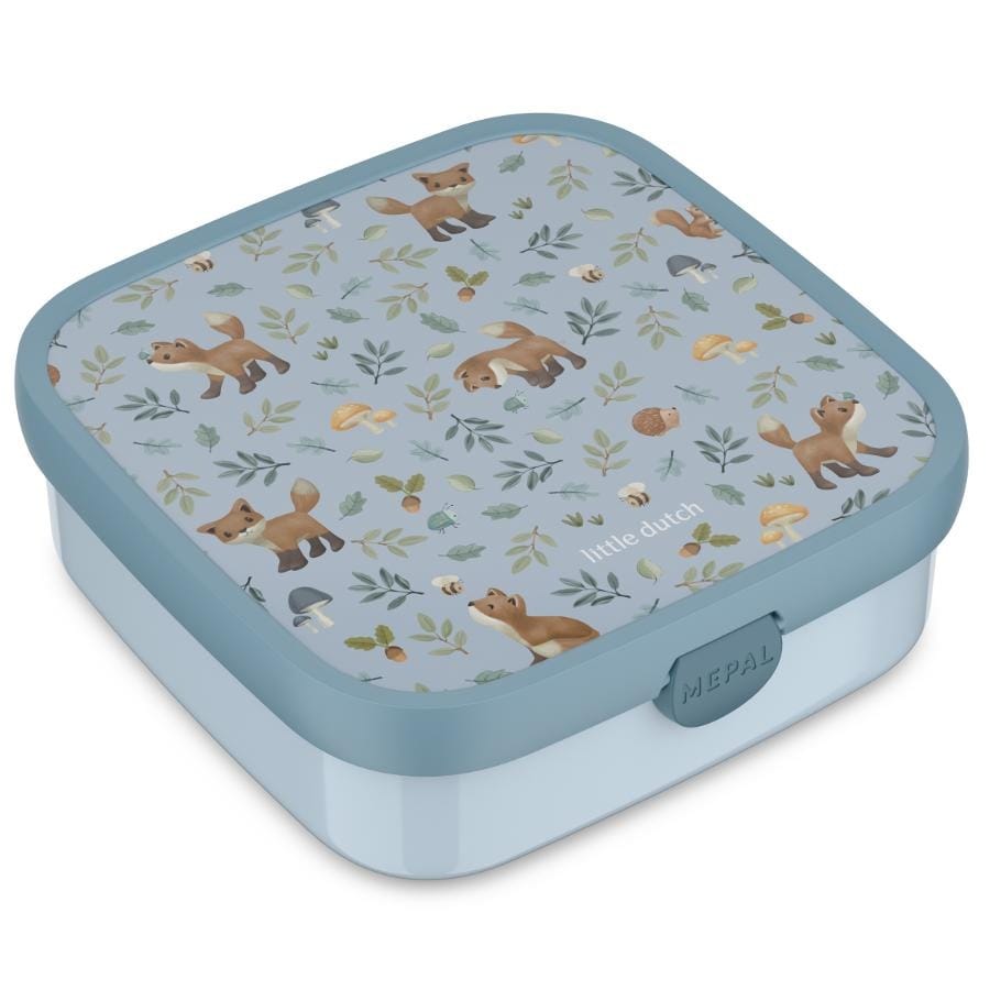 Контейнер пищевой Mepal Campus Bento Large Forest Friends, синий, 215х145х65 мм