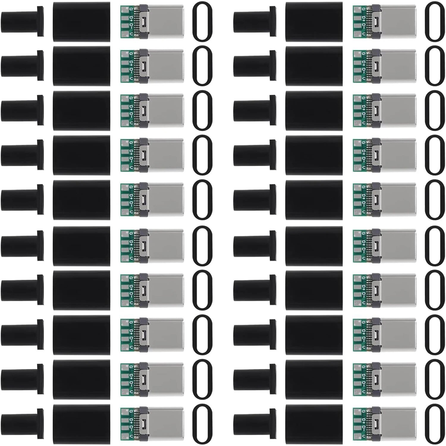 Комплект разъемов USB C AOKIN 20 шт.