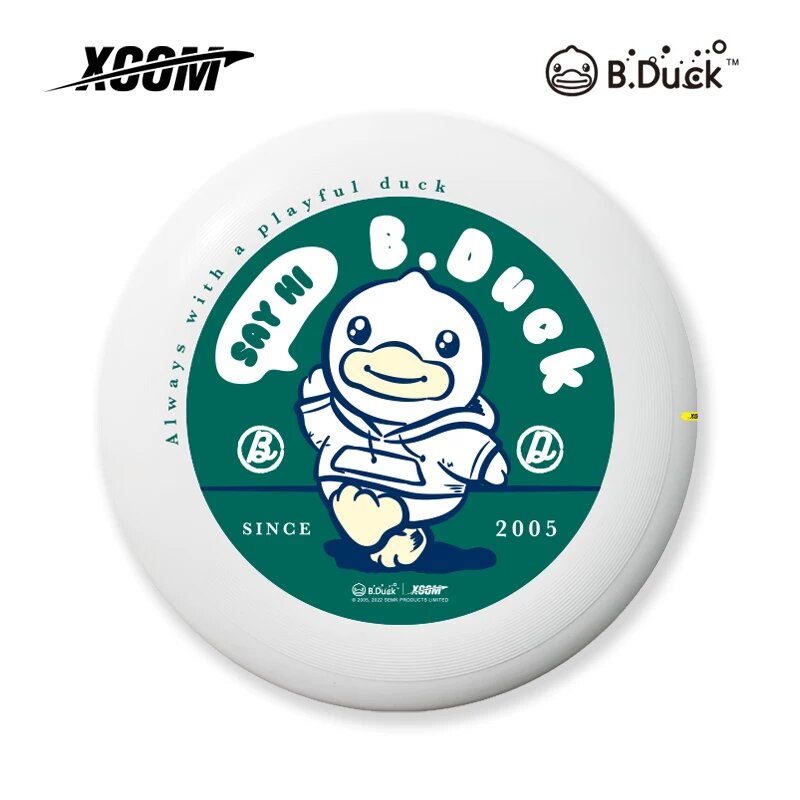 XCOM x B.Duck Ducky Лимитированная серия Диска для Открытых Спортивных Игр, 175г, Белый Цвет Подарок