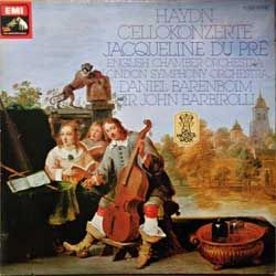 Винил LP HAYDN, JACQUELINE DU PRE, DANIEL BARENBOIM, SIR JOHN BARBIROLLI 'Cellokonzerte' (1979 German press, 1C037-01630, ex-/ex)