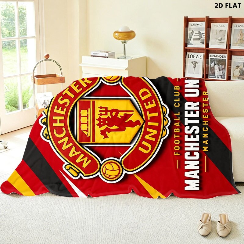 Manchester United плед из флиса с кашемиром