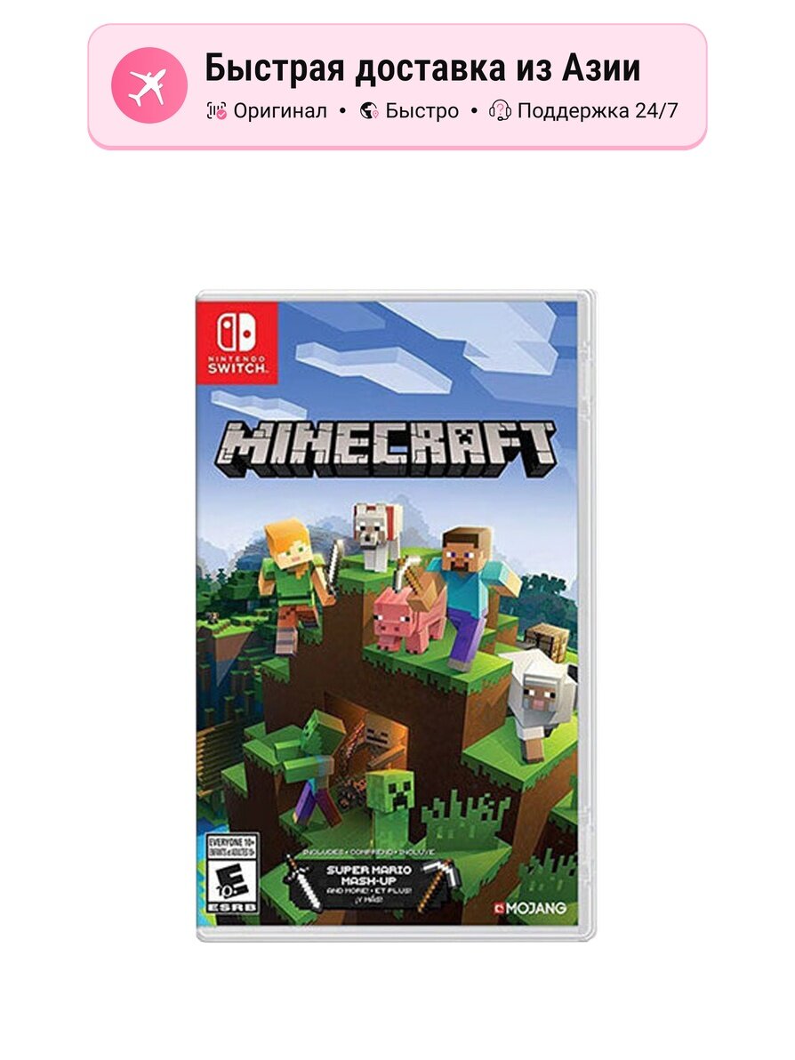 Картридж игры NINTENDO SWITCH Minecraft Java Edition, multicolor