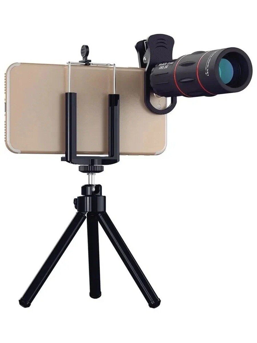 Объектив для камеры телефона Apexel 18X Telephoto Lens With Tripod (T18XZJ)