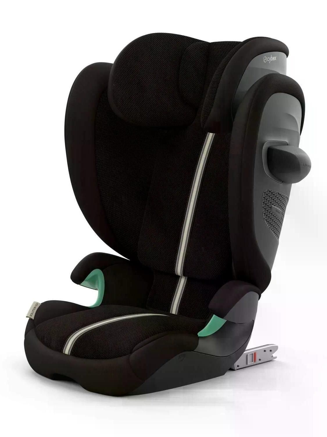 Детское автокресло Cybex Solution G2 Plus (15-36 кг), Moon Black (Черный) с IsoFix, 15-36 кг, от 3 до 12 лет, i-Size