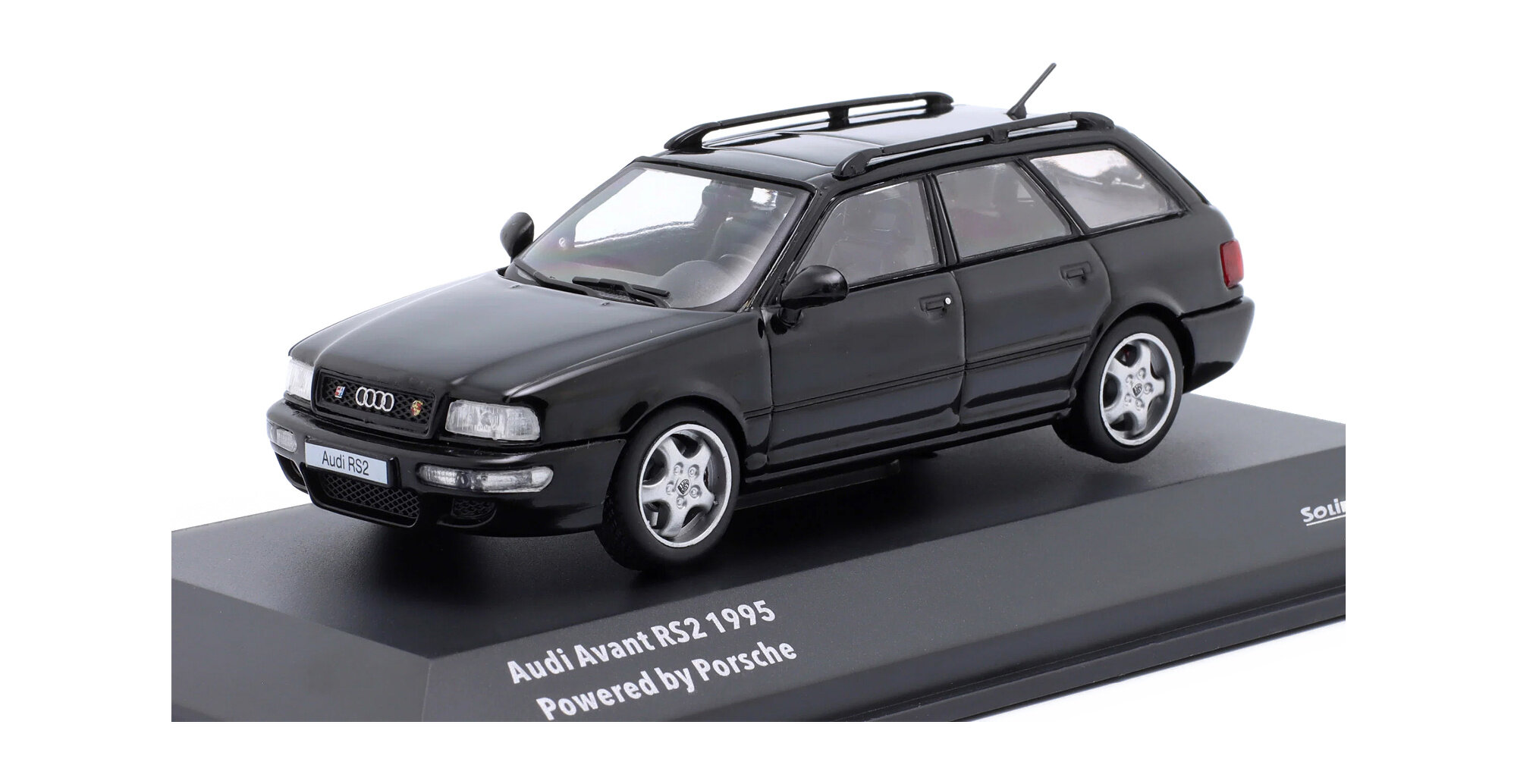 Модель коллекционная SOLIDO Audi avant RS2 powered by porsche 1995 black